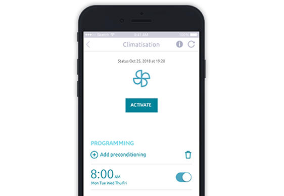 Valmistele matkustamon lämpötila sopivaksi